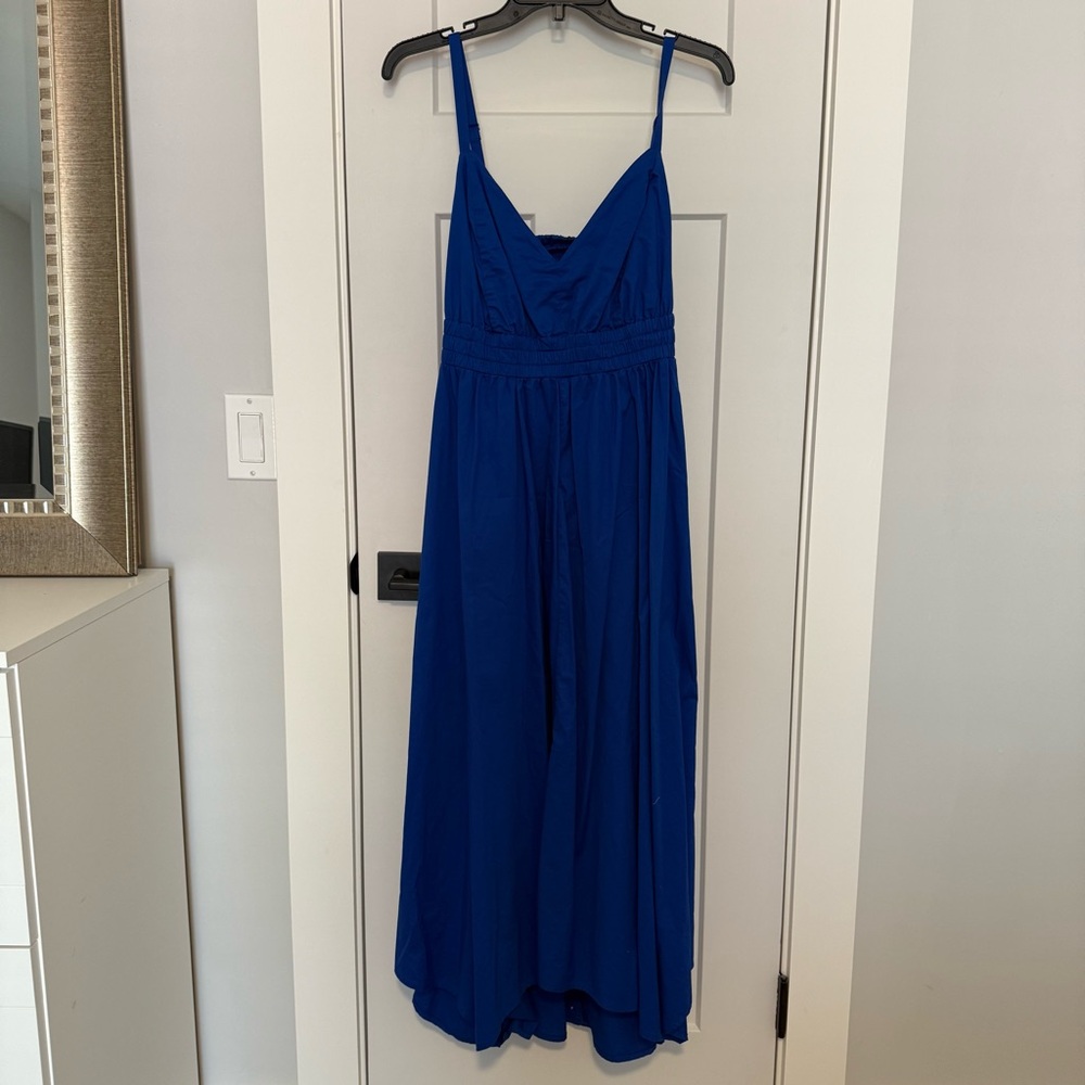 Elegant Blue Maxi Dress